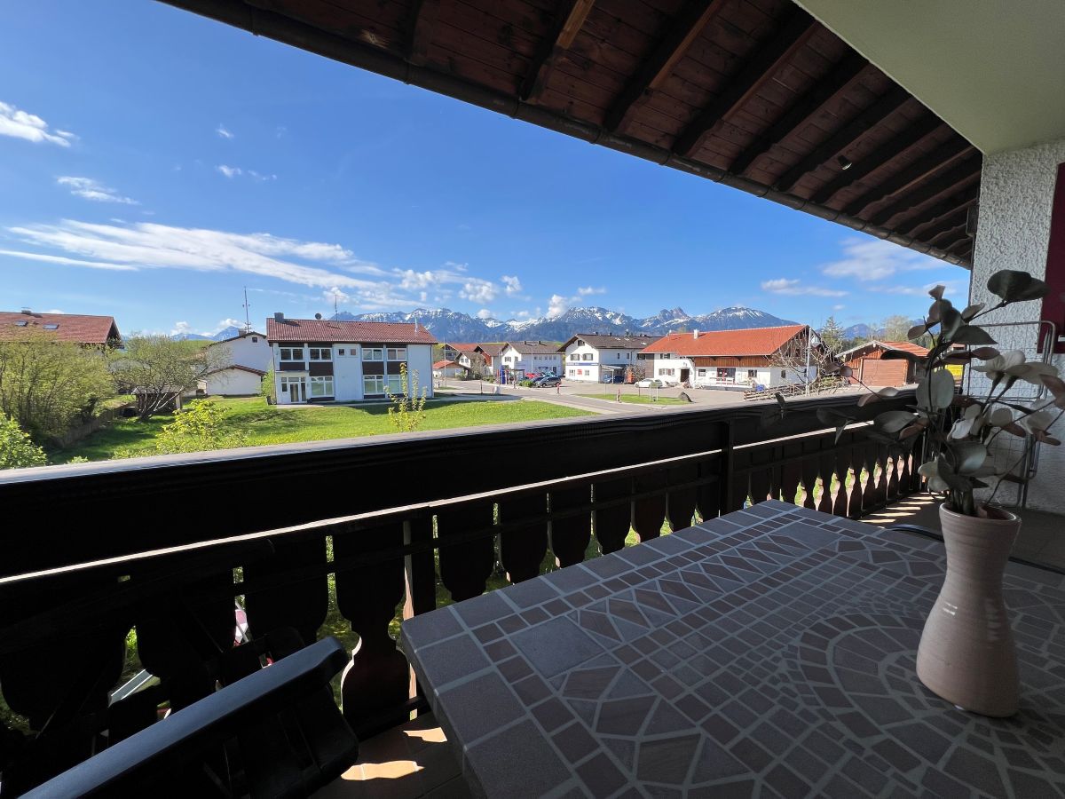 Doppelzimmer Ausicht vom Balkon